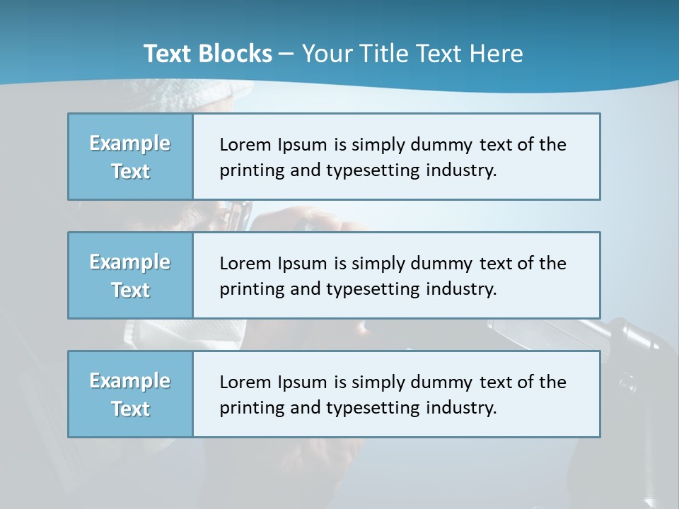 People Medicine Studying PowerPoint Template