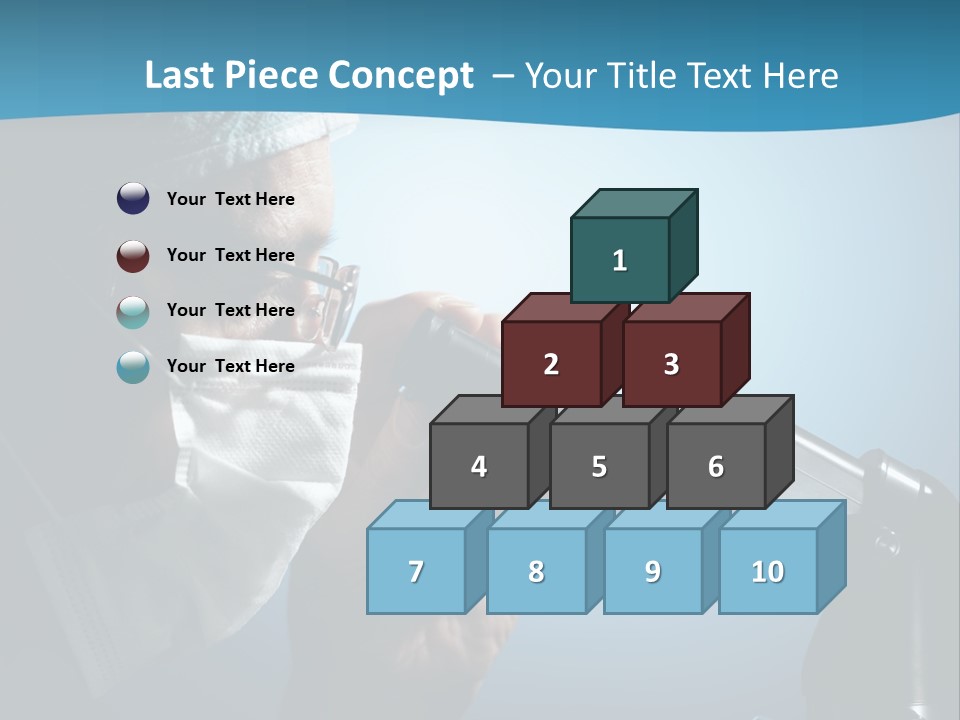 People Medicine Studying PowerPoint Template