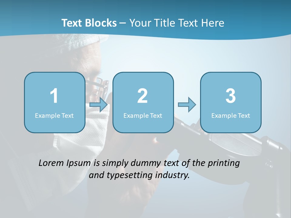 People Medicine Studying PowerPoint Template