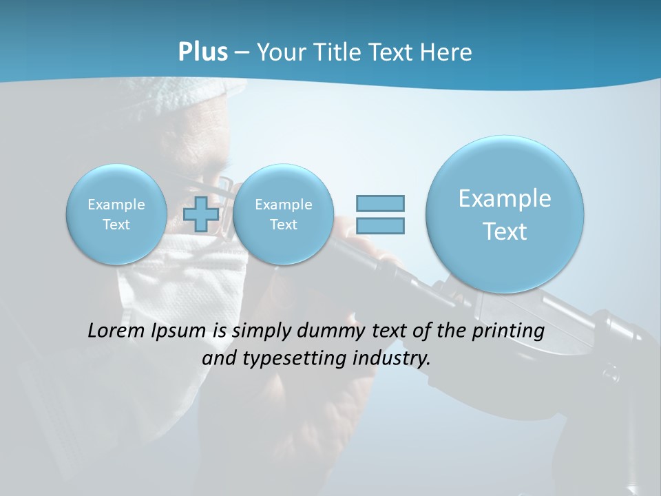 People Medicine Studying PowerPoint Template