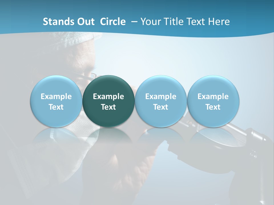 People Medicine Studying PowerPoint Template