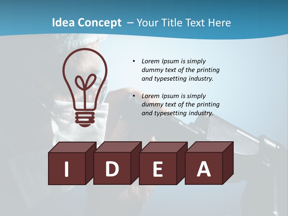 People Medicine Studying PowerPoint Template