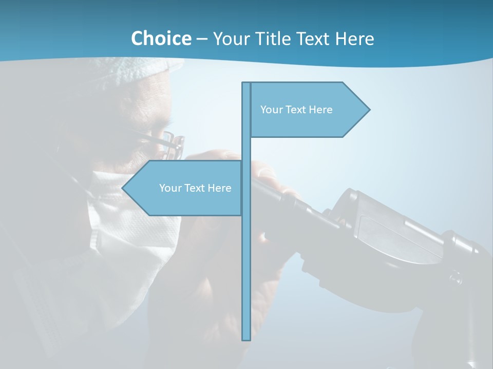 People Medicine Studying PowerPoint Template