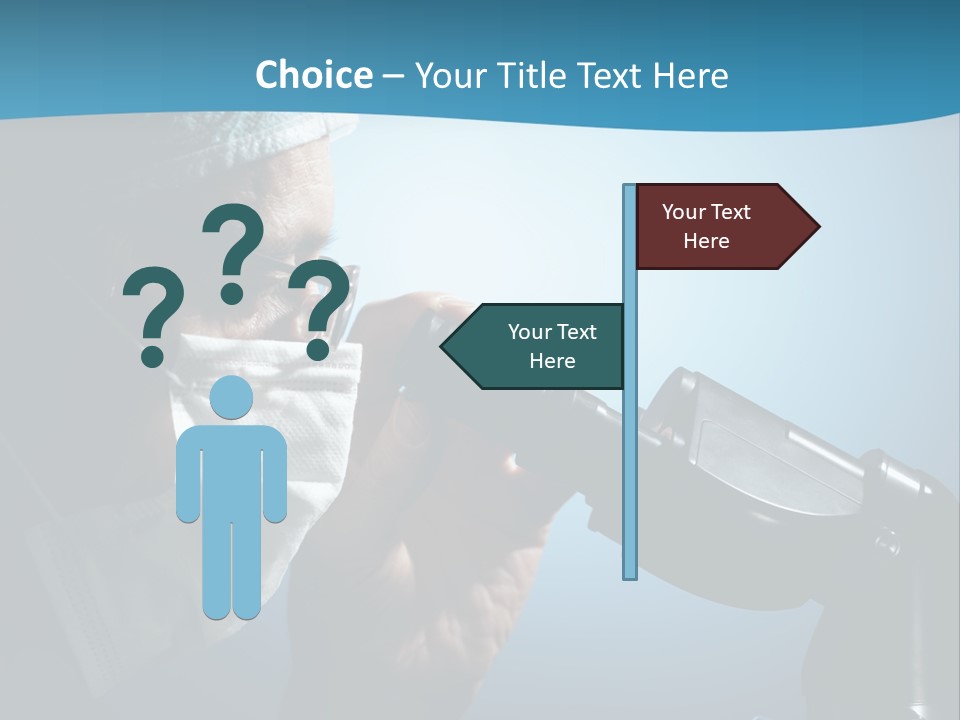 People Medicine Studying PowerPoint Template