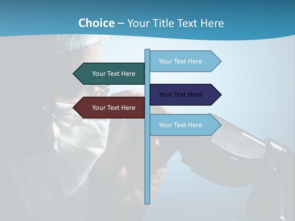 People Medicine Studying PowerPoint Template