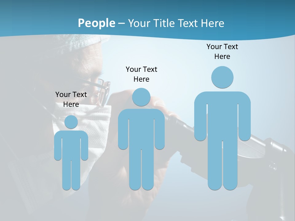 People Medicine Studying PowerPoint Template