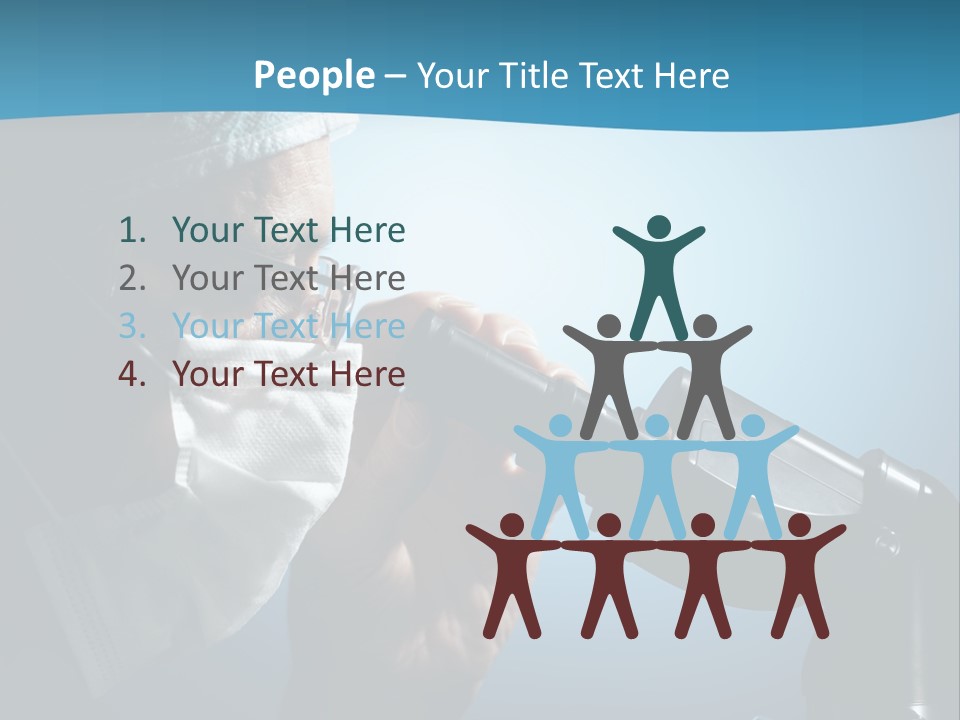 People Medicine Studying PowerPoint Template