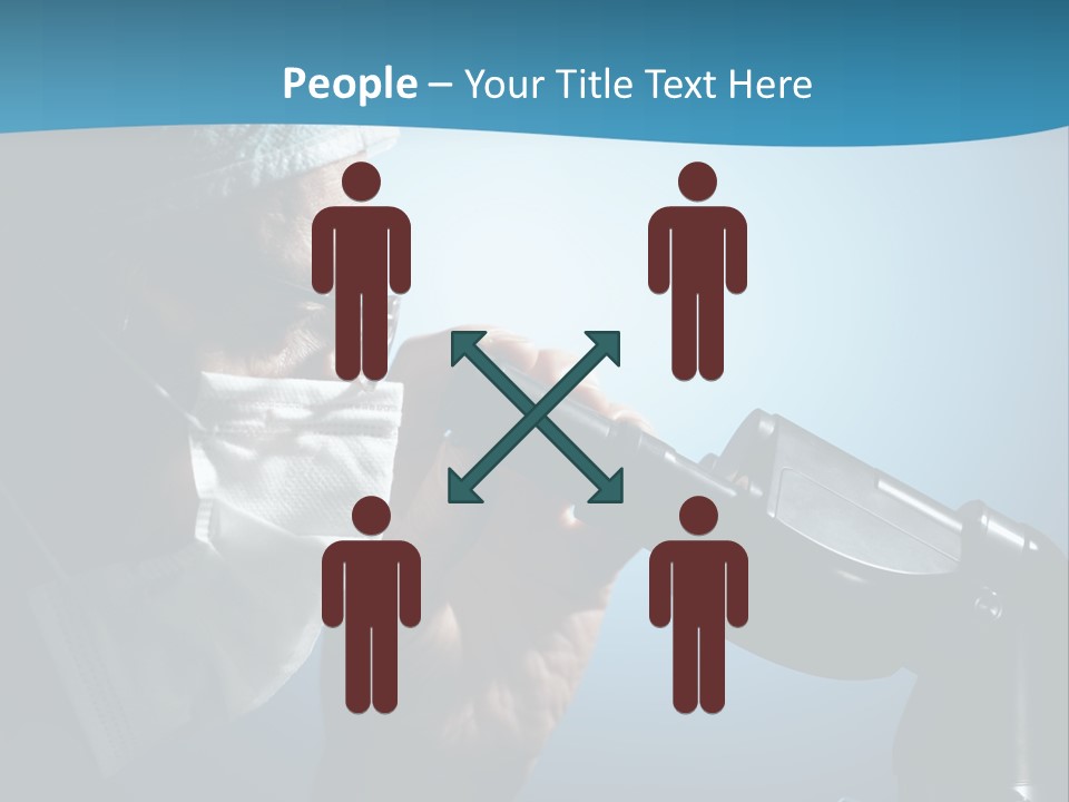 People Medicine Studying PowerPoint Template