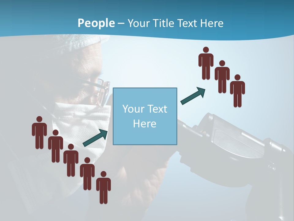 People Medicine Studying PowerPoint Template