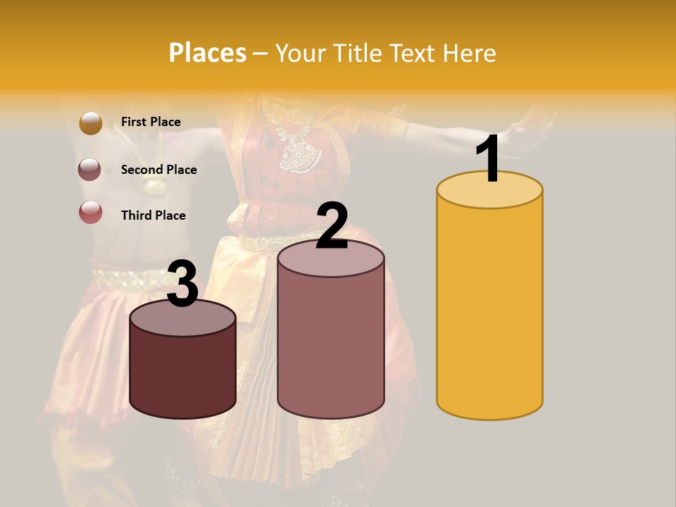 A Couple Of People That Are Performing Some Kind Of Dance PowerPoint Template