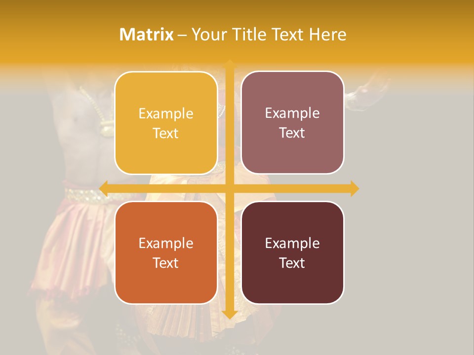 A Couple Of People That Are Performing Some Kind Of Dance PowerPoint Template