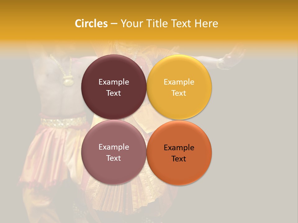 A Couple Of People That Are Performing Some Kind Of Dance PowerPoint Template