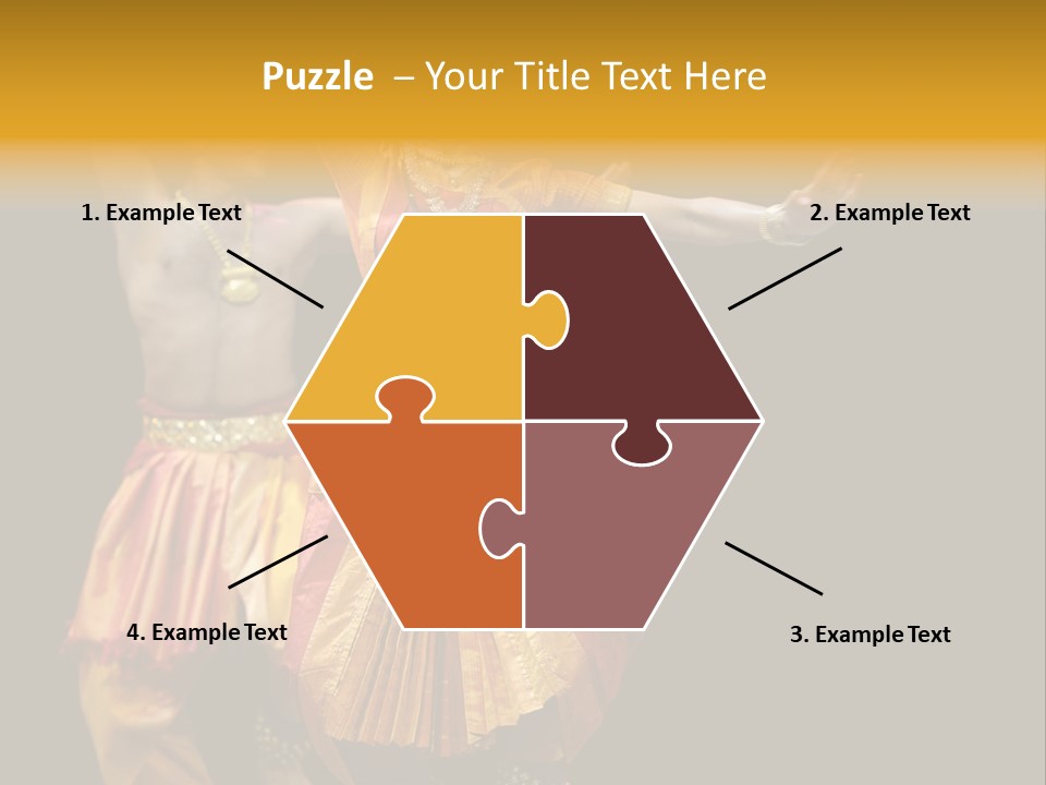 A Couple Of People That Are Performing Some Kind Of Dance PowerPoint Template