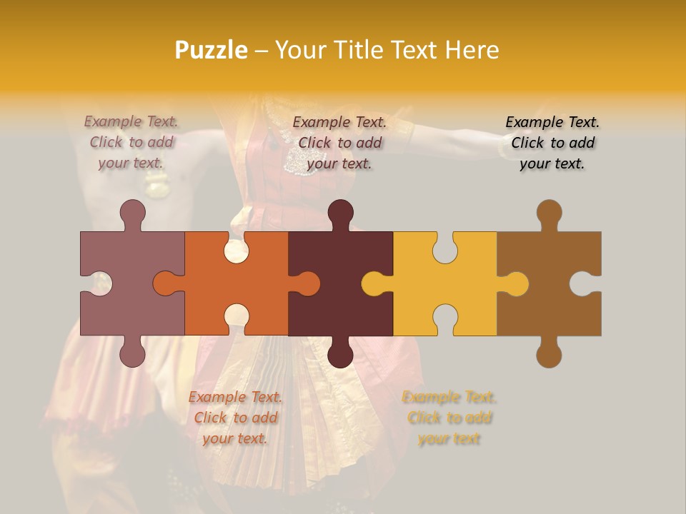 A Couple Of People That Are Performing Some Kind Of Dance PowerPoint Template