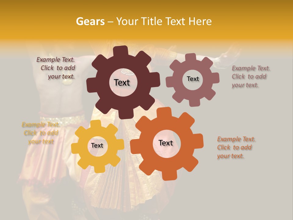 A Couple Of People That Are Performing Some Kind Of Dance PowerPoint Template