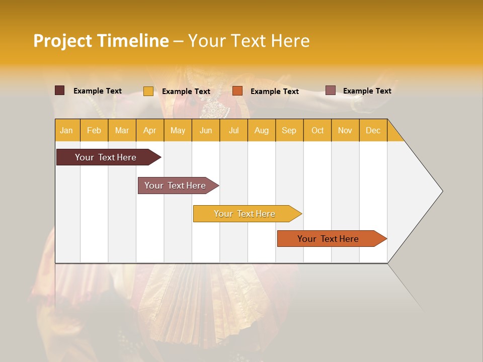 A Couple Of People That Are Performing Some Kind Of Dance PowerPoint Template