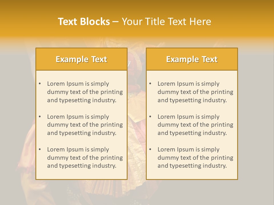 A Couple Of People That Are Performing Some Kind Of Dance PowerPoint Template