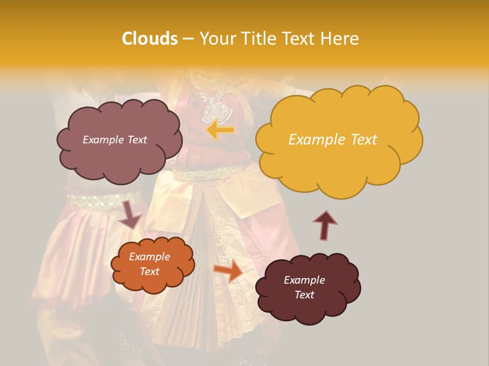 A Couple Of People That Are Performing Some Kind Of Dance PowerPoint Template