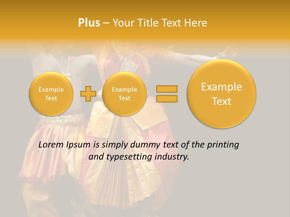 A Couple Of People That Are Performing Some Kind Of Dance PowerPoint Template