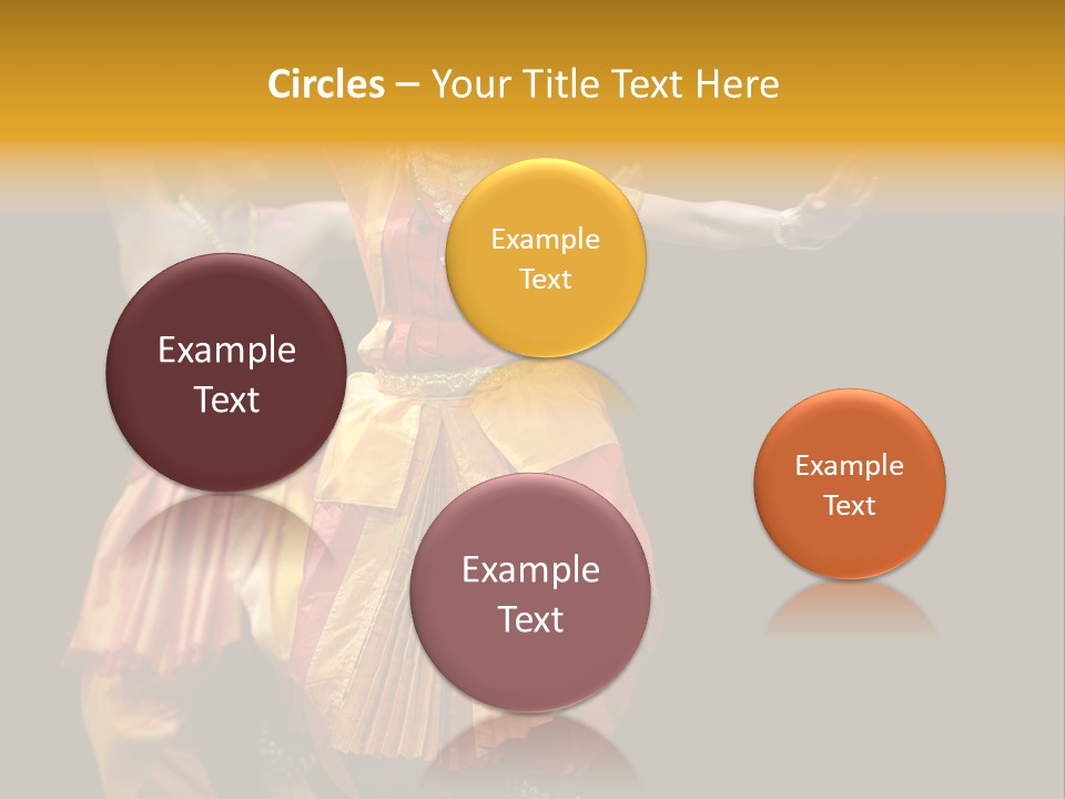 A Couple Of People That Are Performing Some Kind Of Dance PowerPoint Template