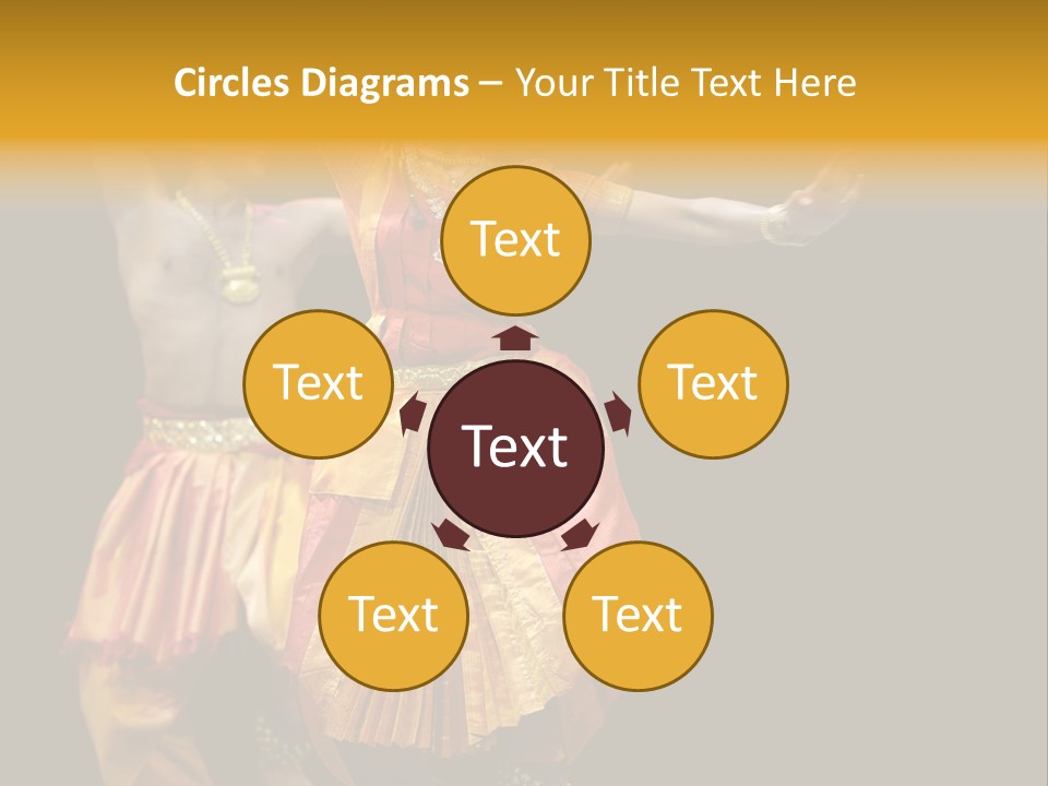 A Couple Of People That Are Performing Some Kind Of Dance PowerPoint Template