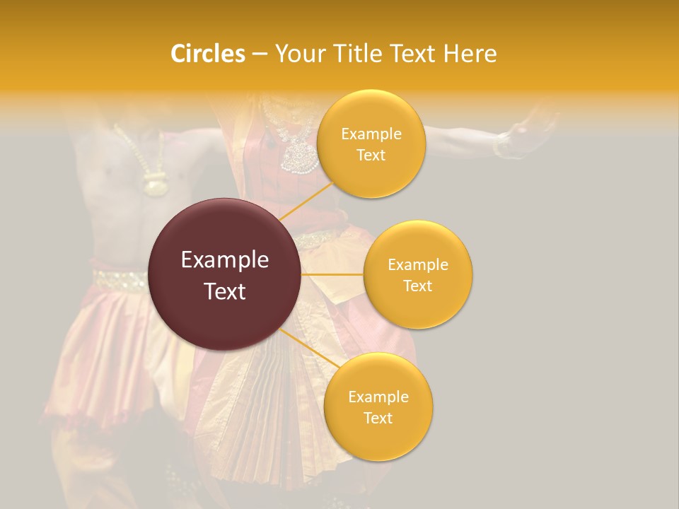 A Couple Of People That Are Performing Some Kind Of Dance PowerPoint Template