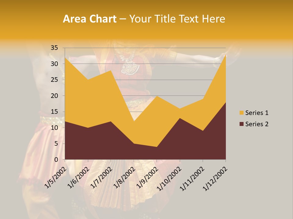 A Couple Of People That Are Performing Some Kind Of Dance PowerPoint Template