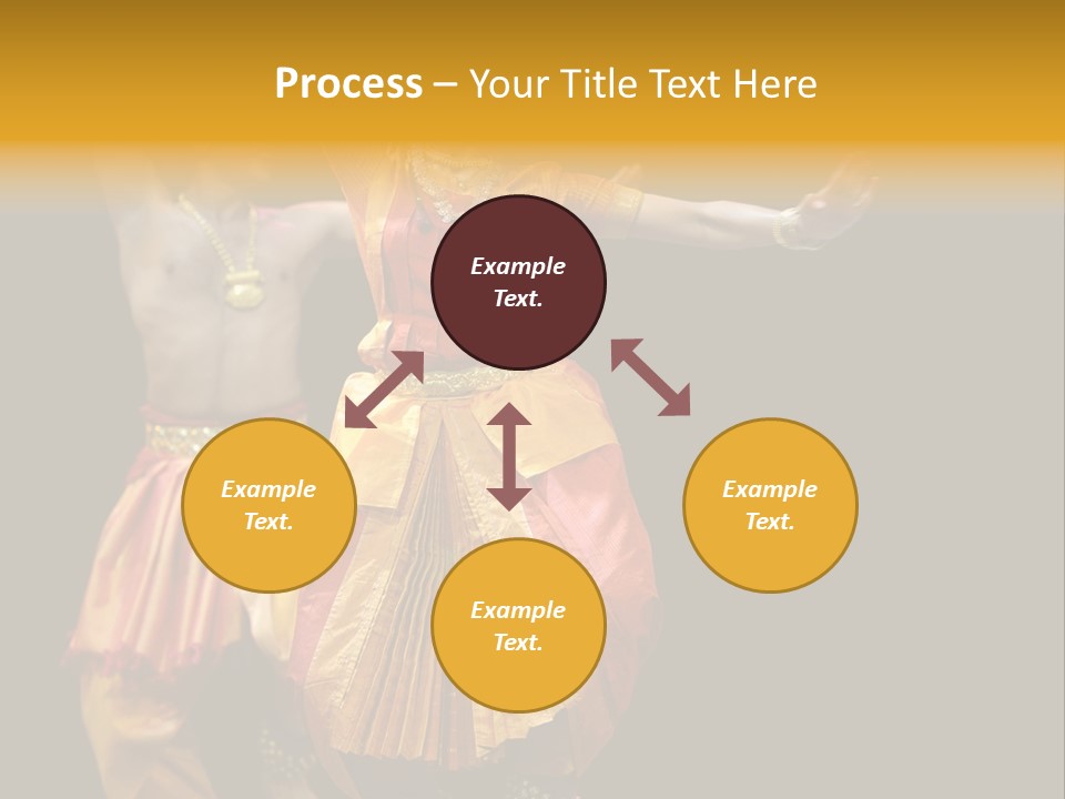 A Couple Of People That Are Performing Some Kind Of Dance PowerPoint Template