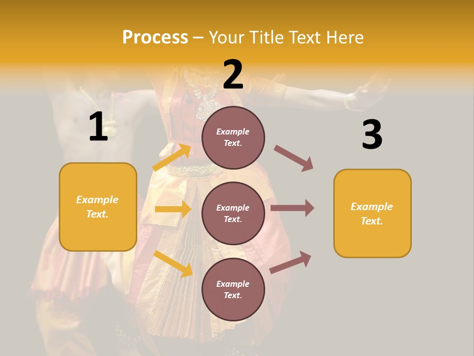 A Couple Of People That Are Performing Some Kind Of Dance PowerPoint Template