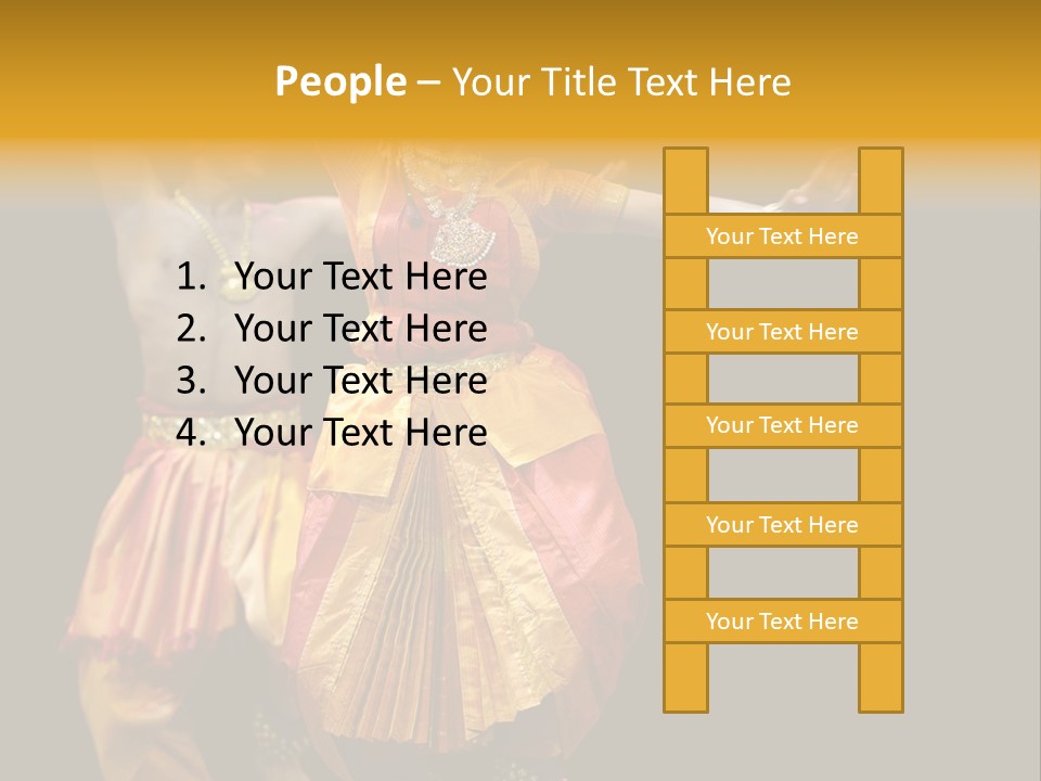 A Couple Of People That Are Performing Some Kind Of Dance PowerPoint Template