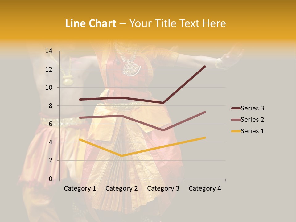 A Couple Of People That Are Performing Some Kind Of Dance PowerPoint Template