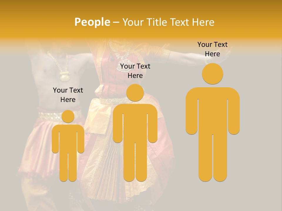 A Couple Of People That Are Performing Some Kind Of Dance PowerPoint Template