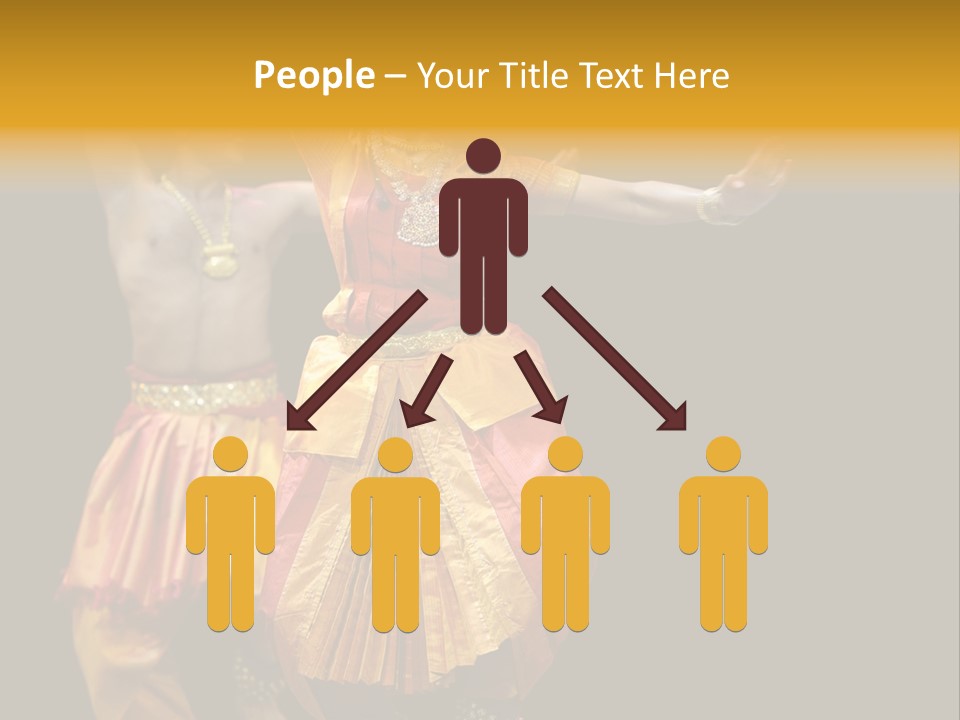 A Couple Of People That Are Performing Some Kind Of Dance PowerPoint Template