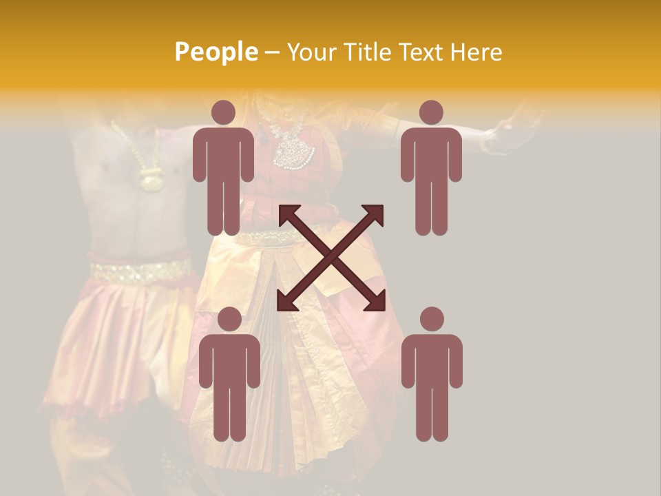 A Couple Of People That Are Performing Some Kind Of Dance PowerPoint Template