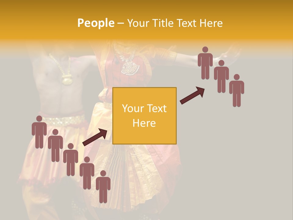 A Couple Of People That Are Performing Some Kind Of Dance PowerPoint Template