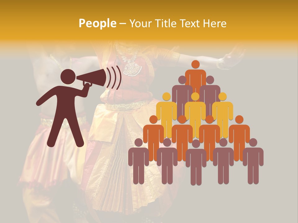 A Couple Of People That Are Performing Some Kind Of Dance PowerPoint Template