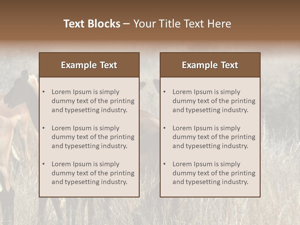 Fauna Ecology National PowerPoint Template