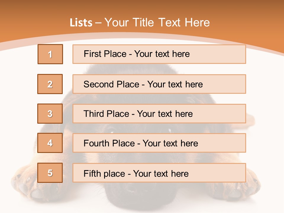 Purebred Domestic Mammal PowerPoint Template