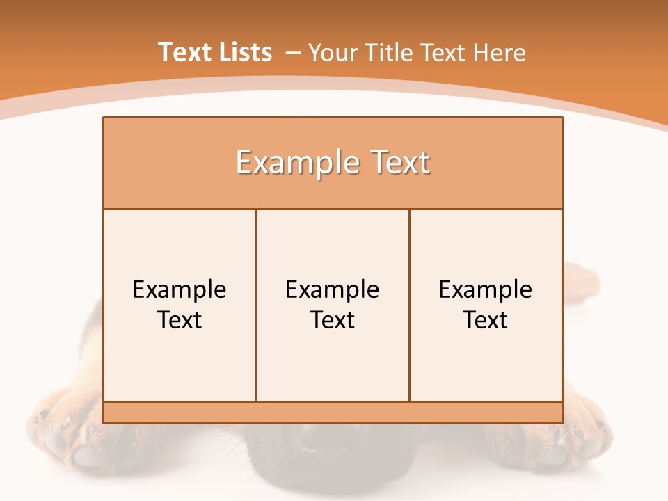 Purebred Domestic Mammal PowerPoint Template