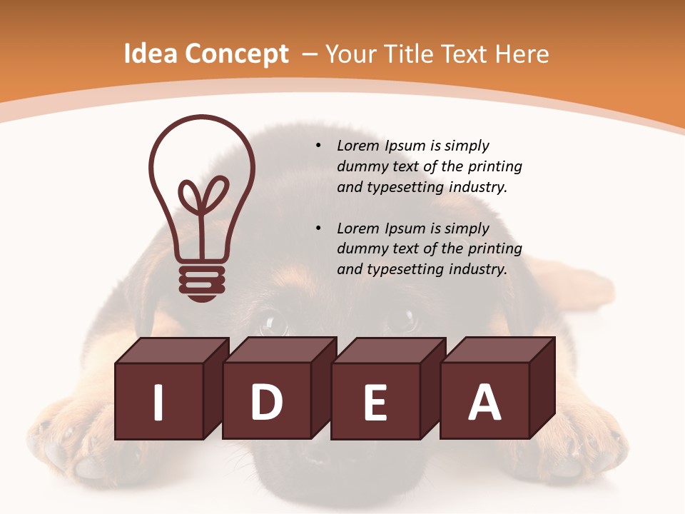 Purebred Domestic Mammal PowerPoint Template