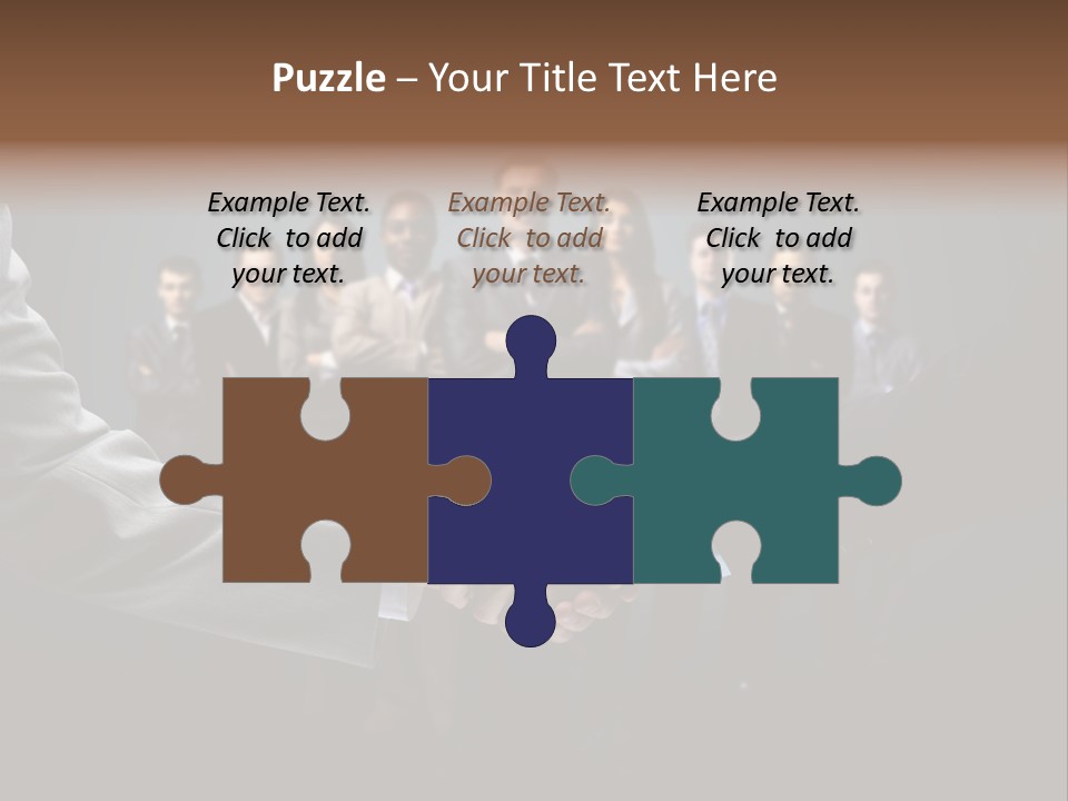 Cooperation Promise Greet PowerPoint Template