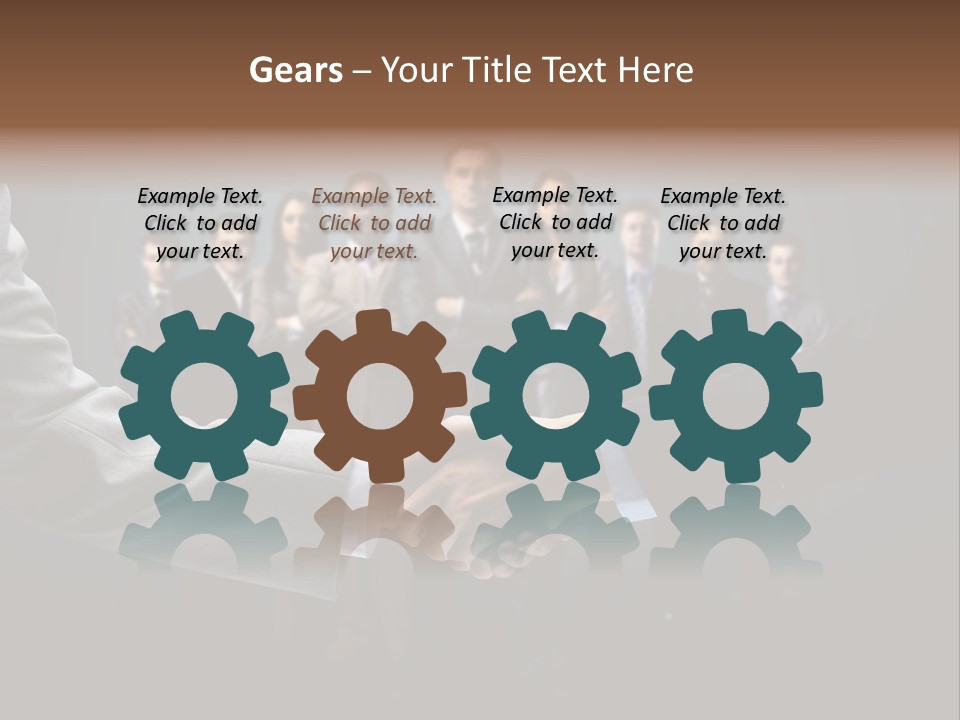 Cooperation Promise Greet PowerPoint Template