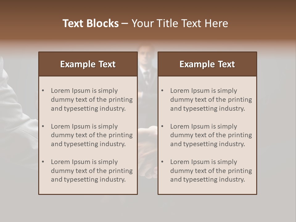 Cooperation Promise Greet PowerPoint Template