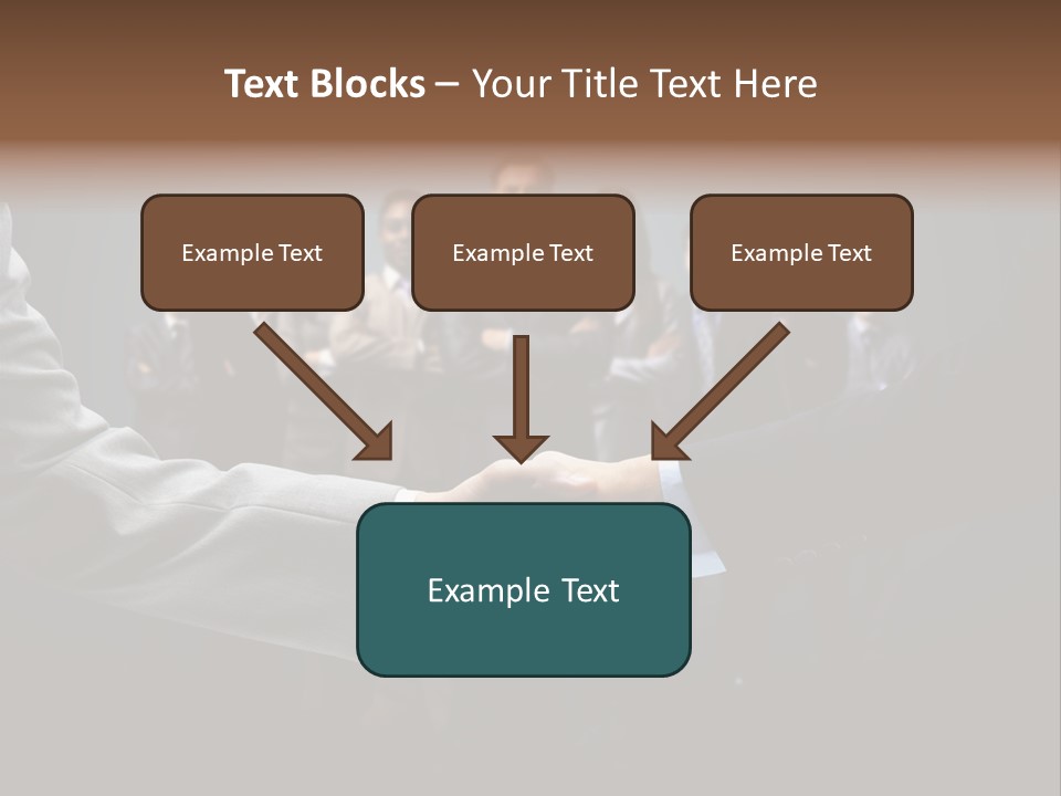 Cooperation Promise Greet PowerPoint Template