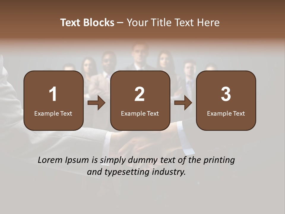 Cooperation Promise Greet PowerPoint Template