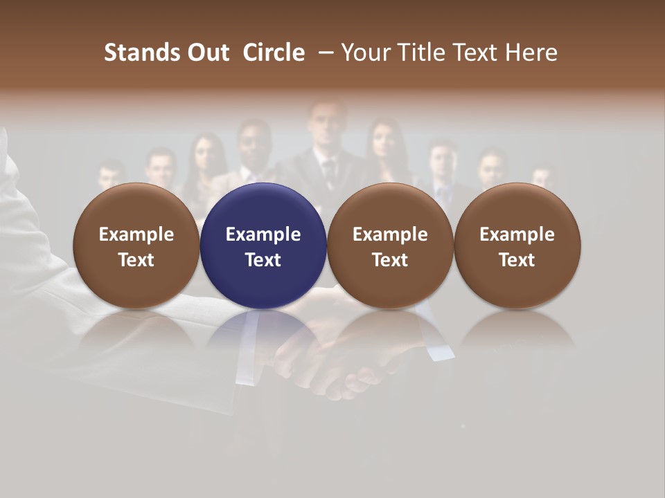 Cooperation Promise Greet PowerPoint Template