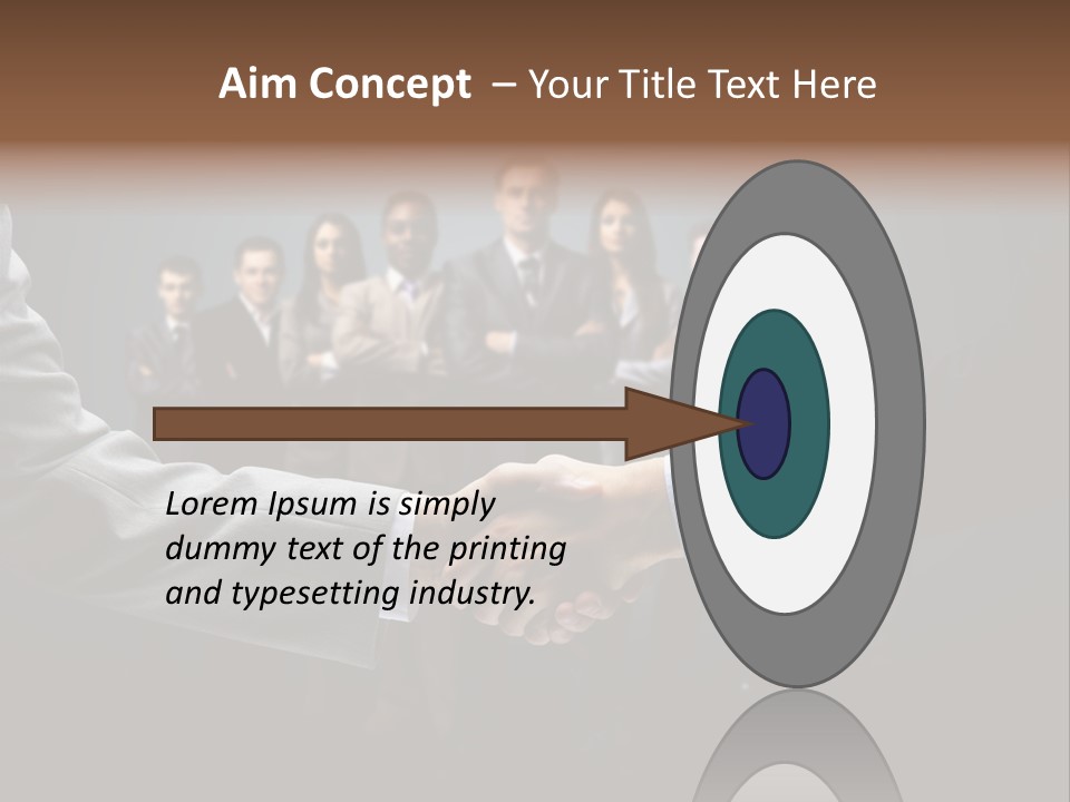 Cooperation Promise Greet PowerPoint Template
