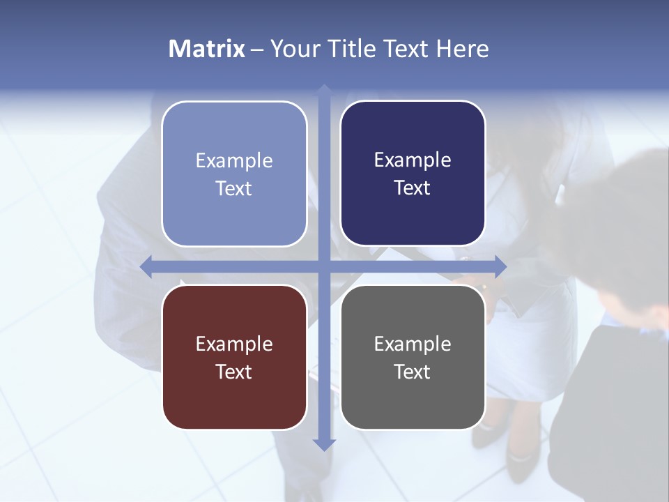 Team Communication Businesswoman PowerPoint Template