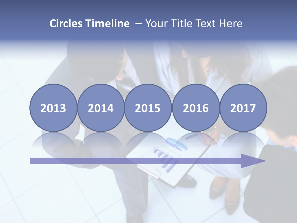 Team Communication Businesswoman PowerPoint Template