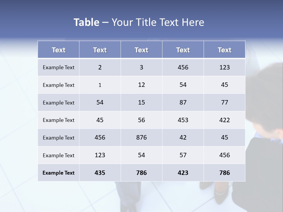 Team Communication Businesswoman PowerPoint Template